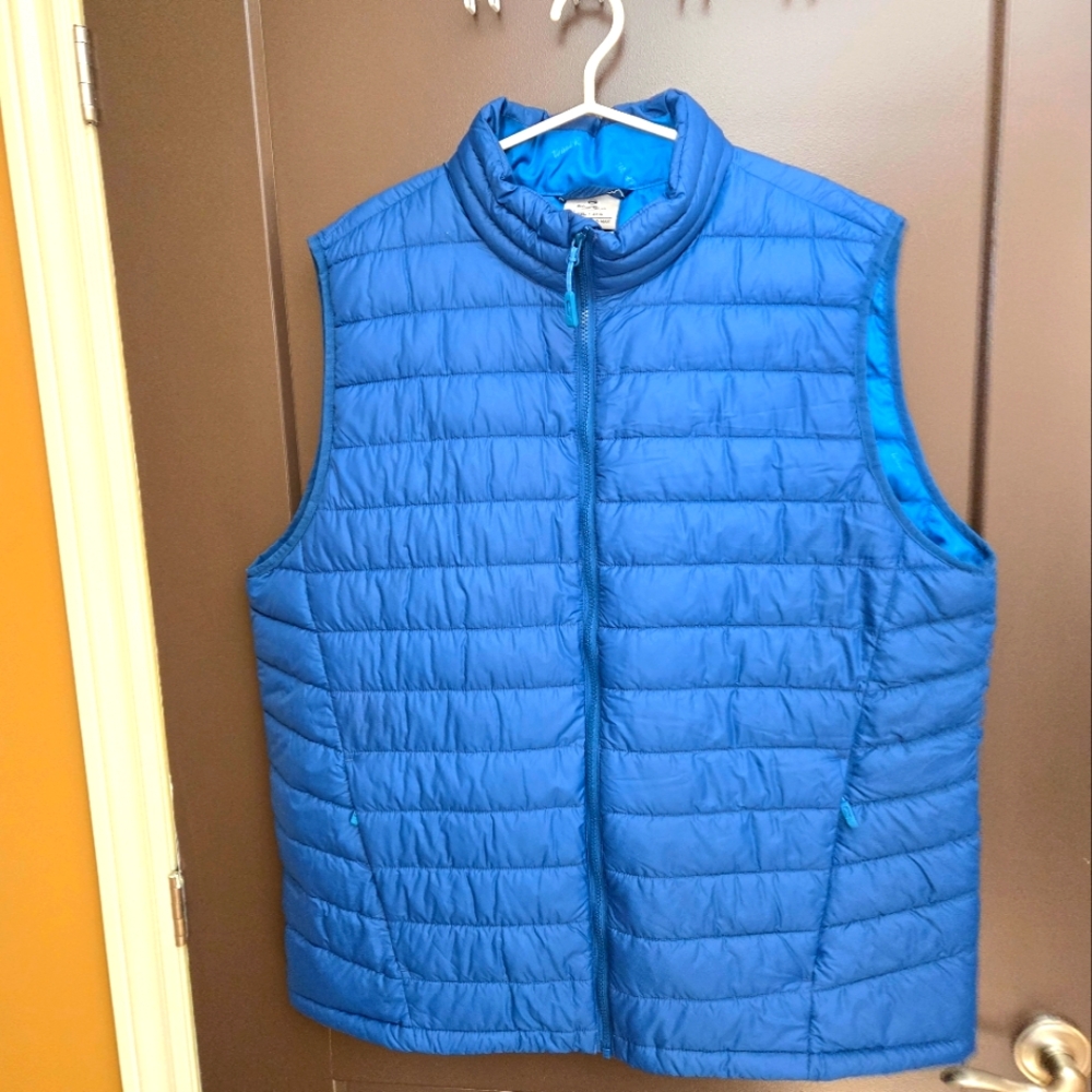 Wind River XxL.Men's Blue Puffer Vest